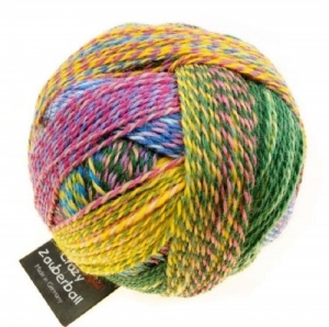 Crazy Zauberball yarn 100g - Malerwinkel 2334